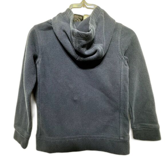 Nike Sweatshirt Long Sleeve Navy Hoodie White Swoosh Performance Boys sz Medium - Picture 6 of 6